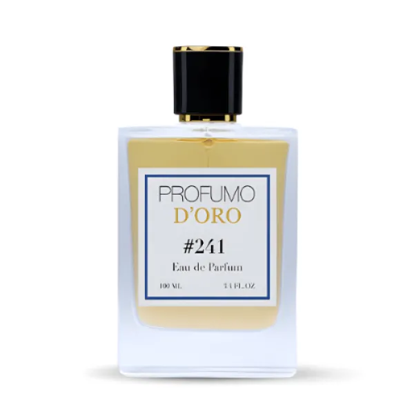 Profumo Doro #241 Eau de Parfum – 100 ml Flakon, holzig-cremiger Duft mit Moschus, Amber und Iris